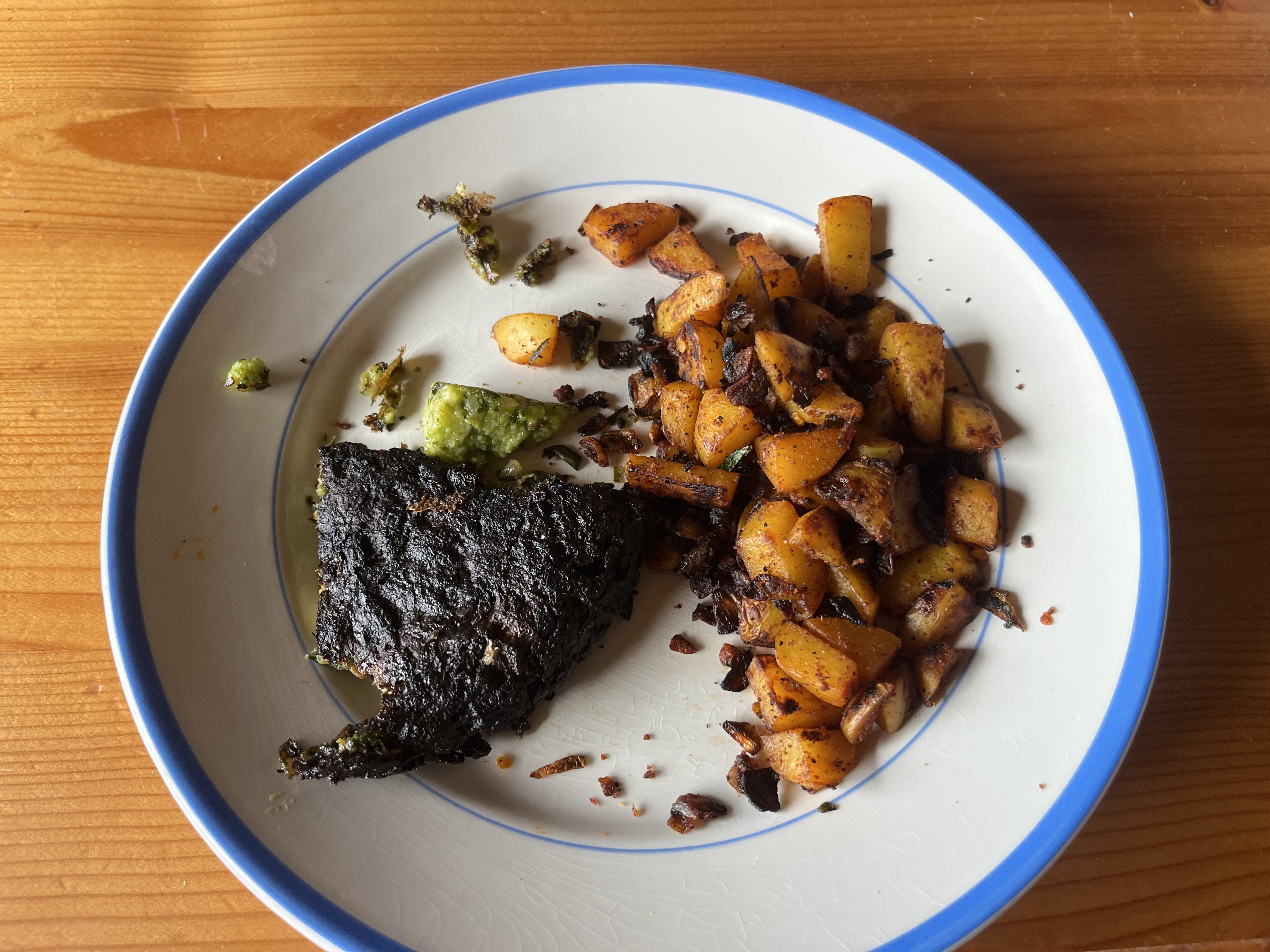 Kuku Sabzi, Do Piazeh Aloo & Salad Shirazi